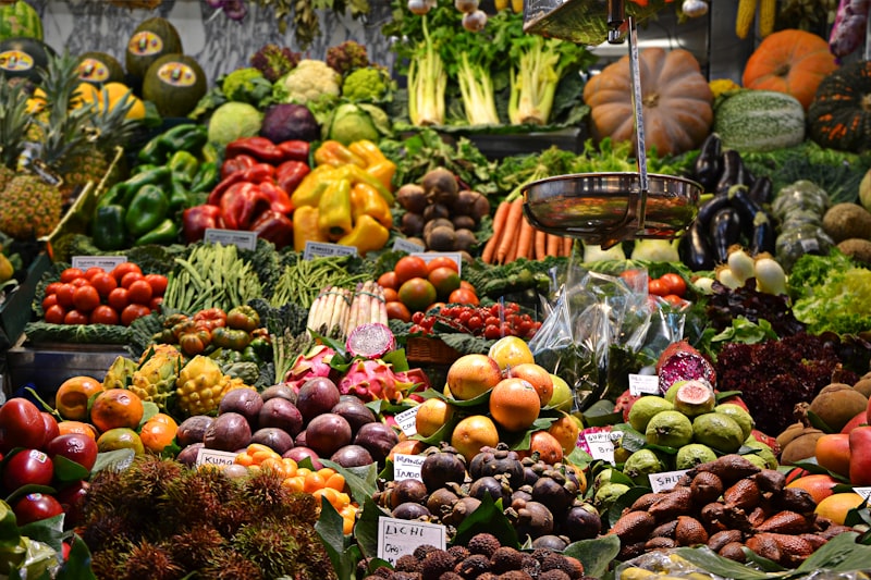 Légumes au marché