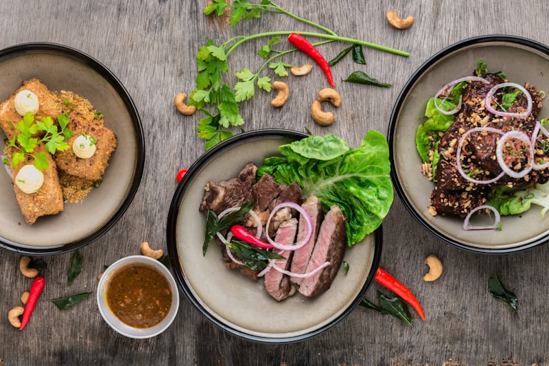 Plat dressé sur ardoise